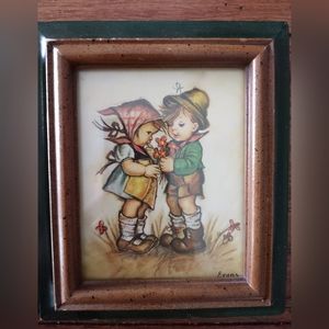Hummel picture set wall pictures vintage wall decor